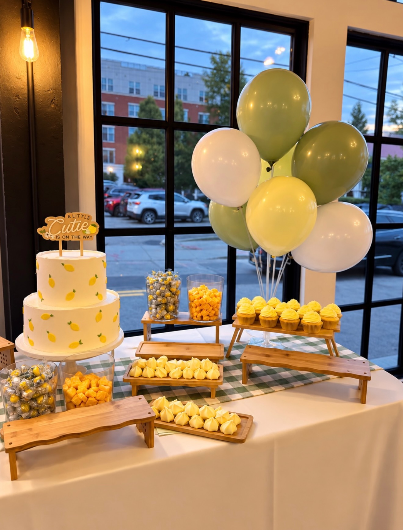 Lemon celebration · dessert table