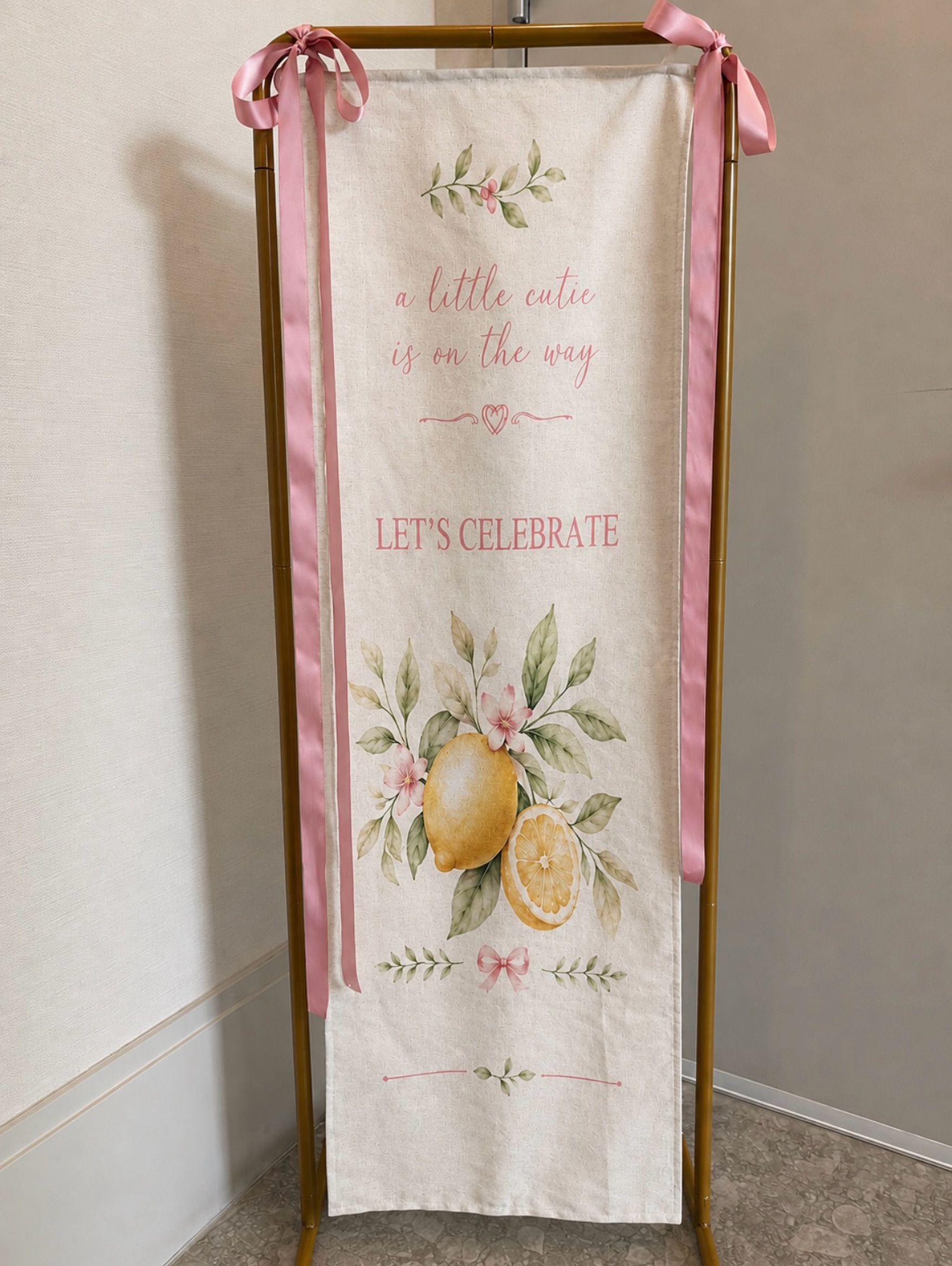 Little Cutie · custom welcome sign